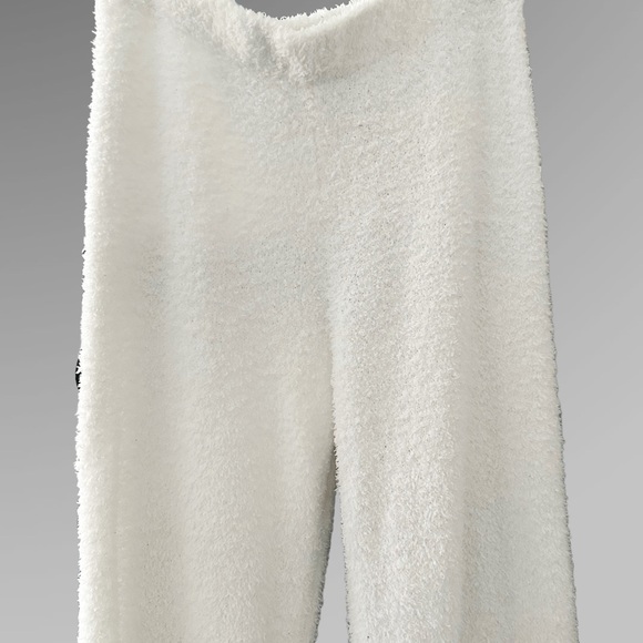 Aritzia Babaton The Group Fuzzy Lounge Pants Comfy Cozy Knit White Size 1X - Picture 3 of 8